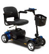 Blue Go Go Elite Traveler Plus Pride Electric Scooter Raleigh Durham Medical