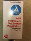 Dynarex N95 Particulate Respirator Molded Face Mask Raleigh Durham Medical  
