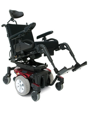 j6 jazzy electric wheelchair tru balance power tilt raleigh durham medical red   