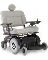 black jazzy 1650 electric wheelchair by pride mobility