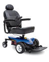 pride electric wheelchair jazzy elite es portable blue raleigh durham medical