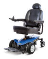 2017 Blue Jazzy Sport Portable Electric Wheelchair by Pride Mobility Raleigh Durham Medical