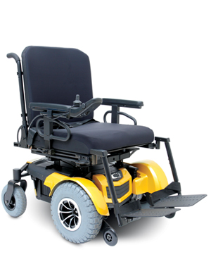 Pink Quantum Rehab Electric Wheelchair by Pride Mobility