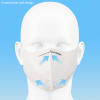Titanium Silver Metal PM2.5 Antibacterial and Antiviral Face Mask Raleigh Durham Medical   