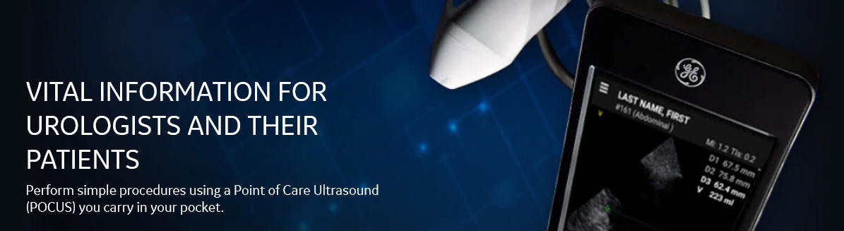GE Vscan Handhel Ultrasound Urology  Raleigh Durham Chapel Hill Douglas Hartley   