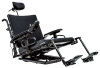 Orange Quantum Rehab Electric Wheelchair by Pride Mobility